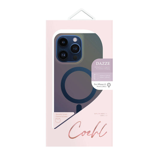 iPhone 15 Pro Kılıf M-safe Şarj Özellikli Mistik Mor Renkli Coehl Dazze Kılıf