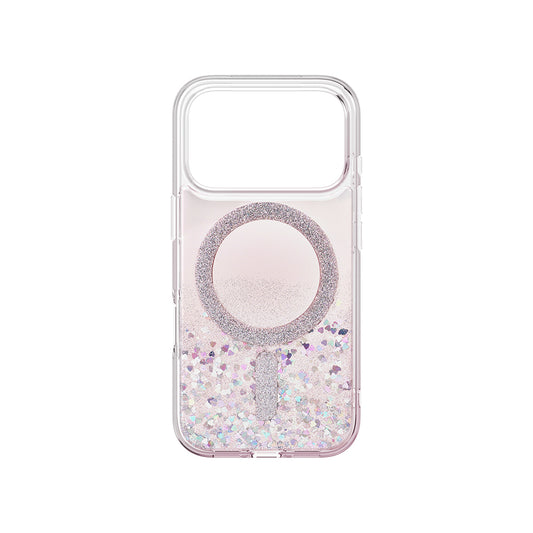 iPhone 17 Pro Kılıf M-safe Şarj Özellikli Parlak Halkalı Coehl Solea Kılıf