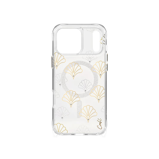 iPhone 17 Pro Max Kılıf M-safe Şarj Özellikli Şeffaf Desenli Arka Yüzey Coehl Maree Kılıf